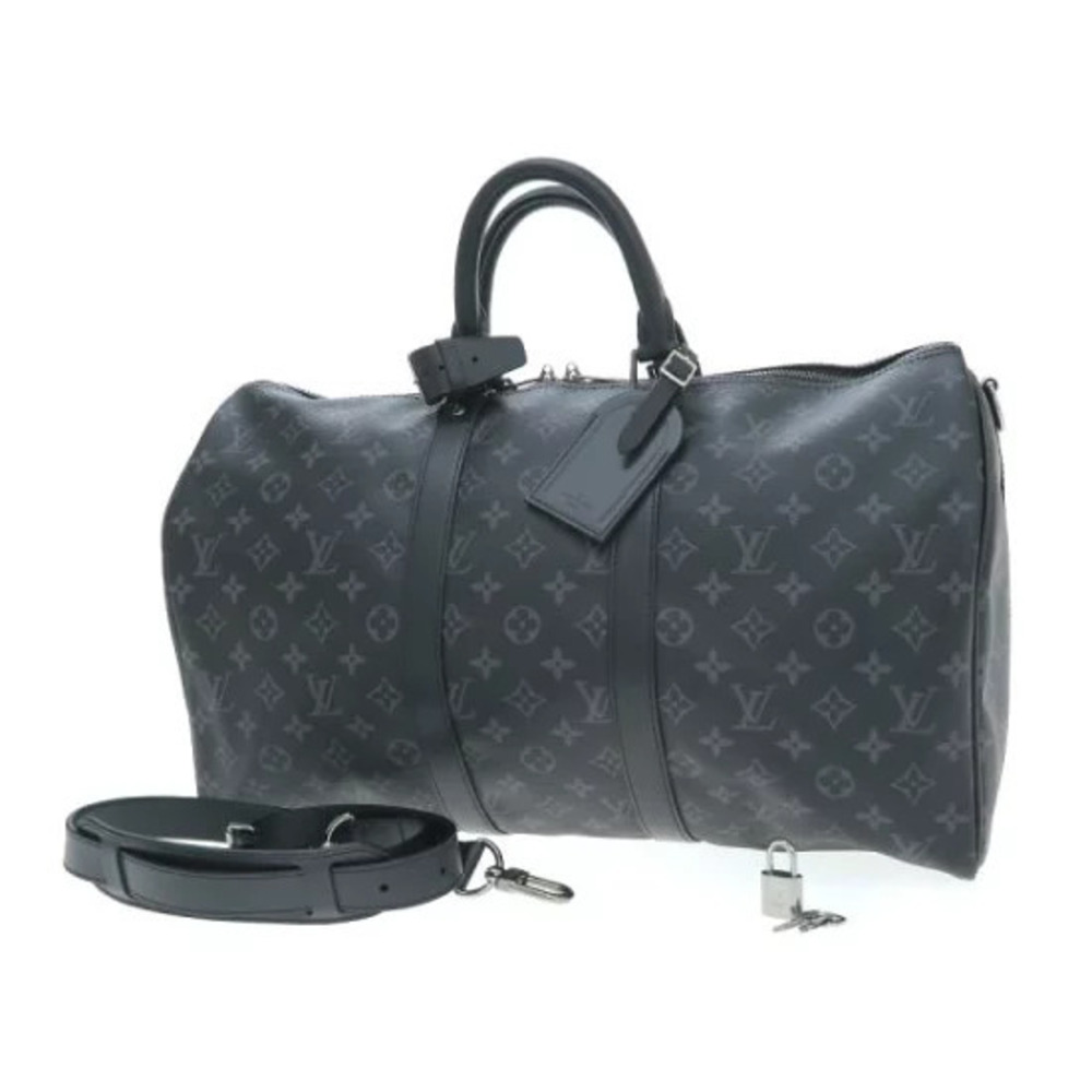 Louis Vuitton Monogram Eclipse Black Keepall Bandoulire